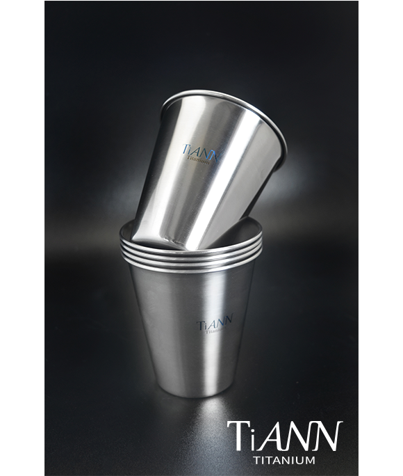 鈦杯 中鋼純鈦 鈦碗 鈦筷 鈦餐具 鈦安餐具 冷飲杯 TiANN Titanium cup